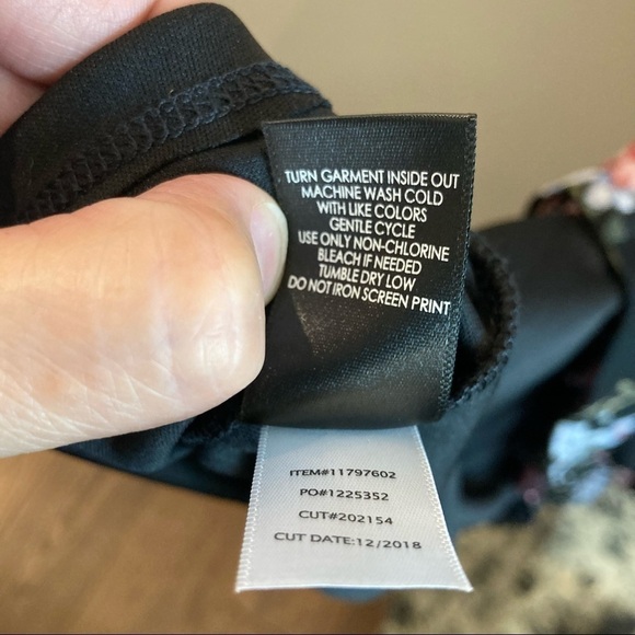 TORRID Sz 3 Floral Mesh Overlay Fully Lined Sleeveless  Midi Dress - Picture 12 of 13